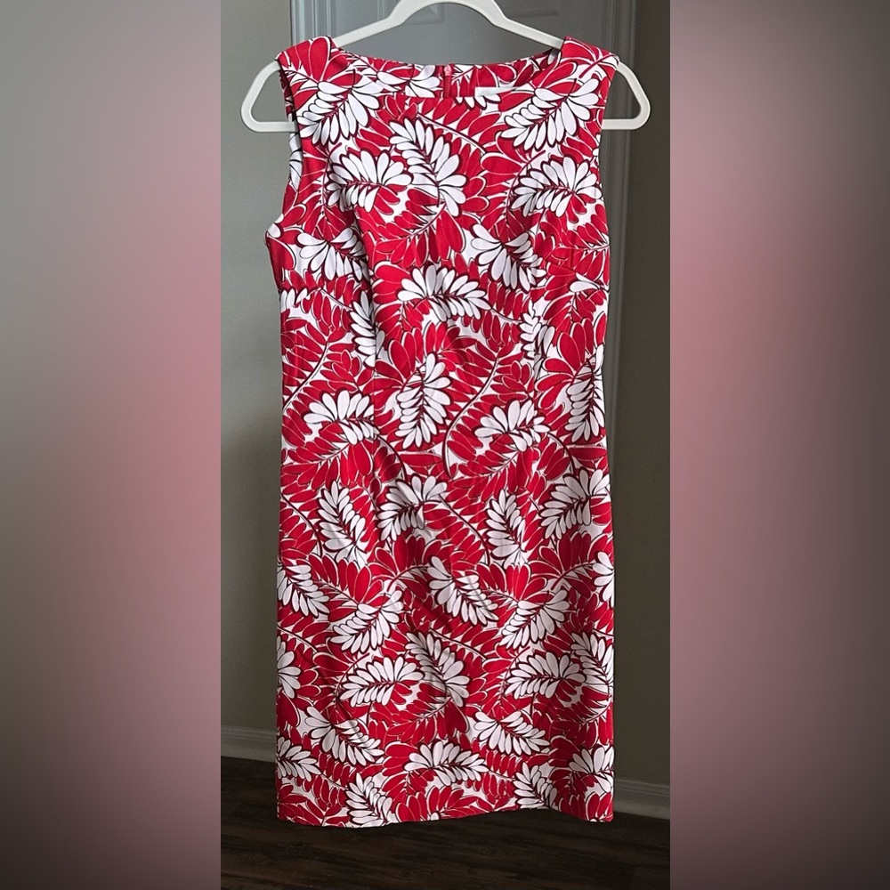 Danny & Nicole Red and White Dress